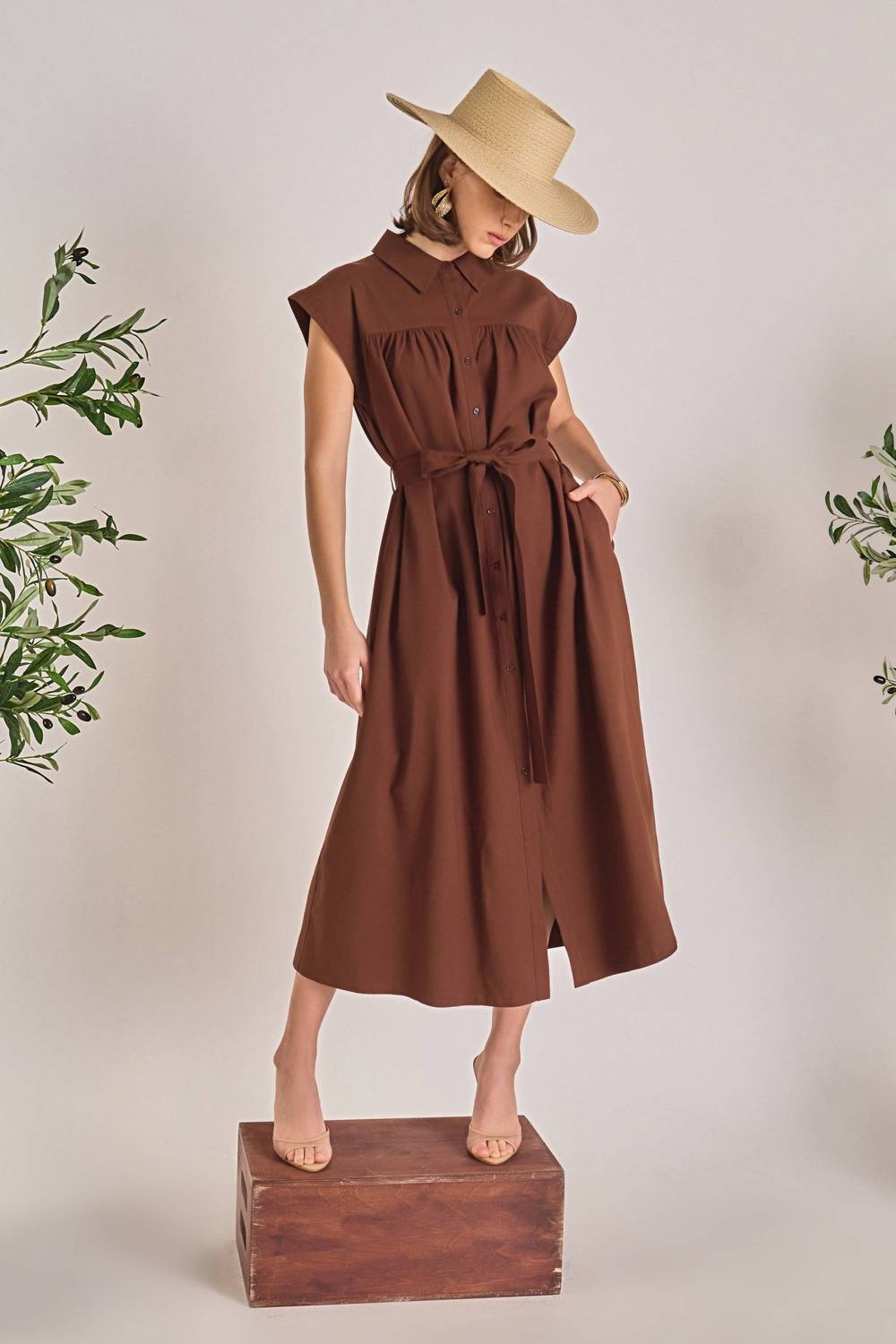 English Factory - Sahara Linen Dress