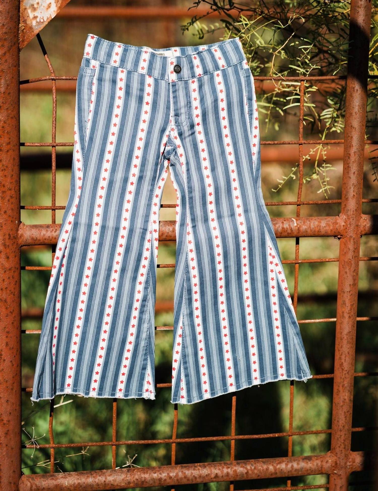 Rock & Roll Cowgirl - Girl's Americana Flare Jeans