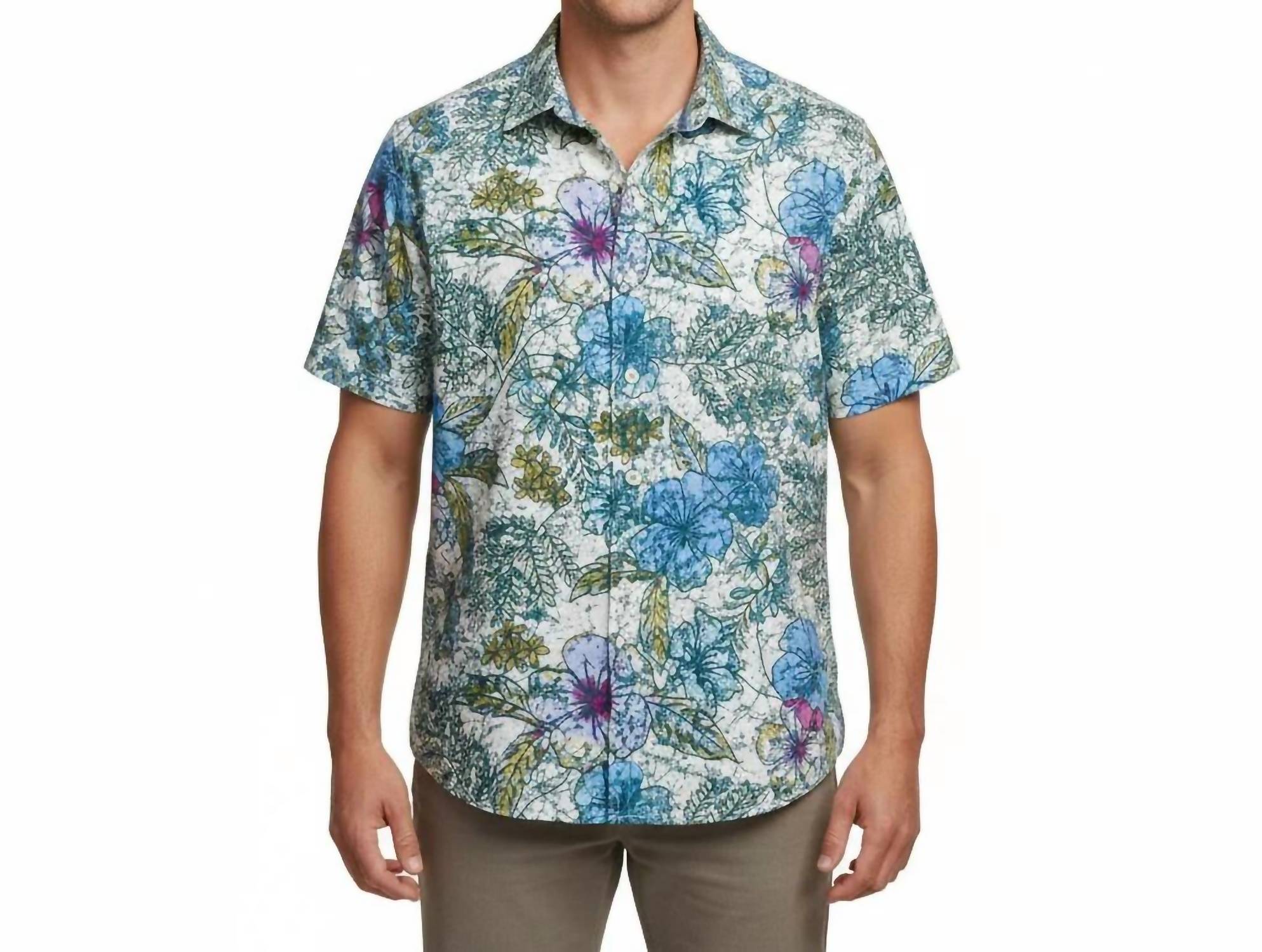 Tommy Bahama - Sand Linen Al Fresco Blooms Camp Shirt