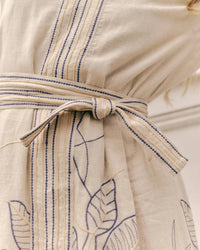 Cartolina Nantucket Sandy Dress in natural - women's dress - alternate view