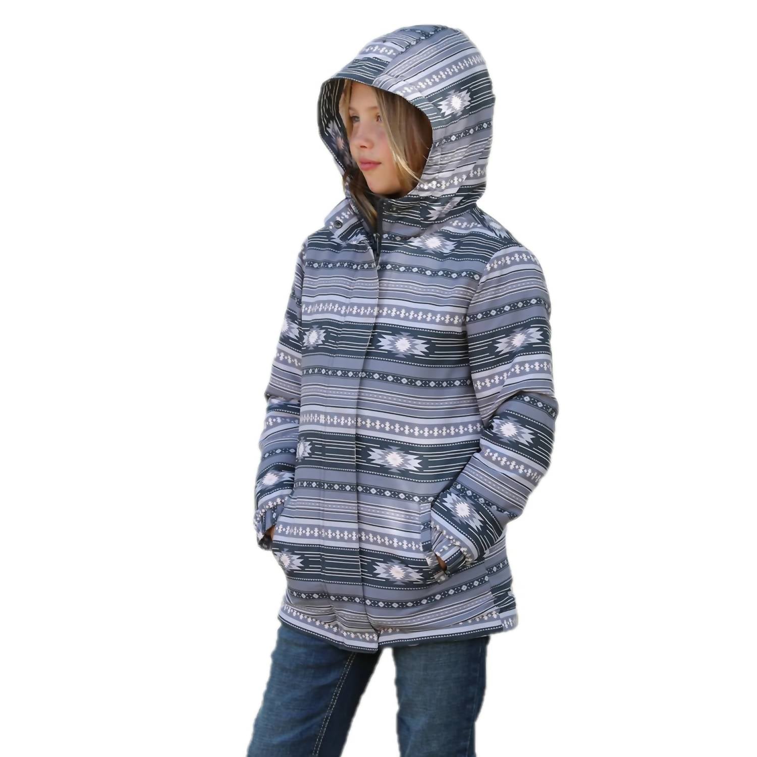 Cinch - Aztec Printed Hooded Coat