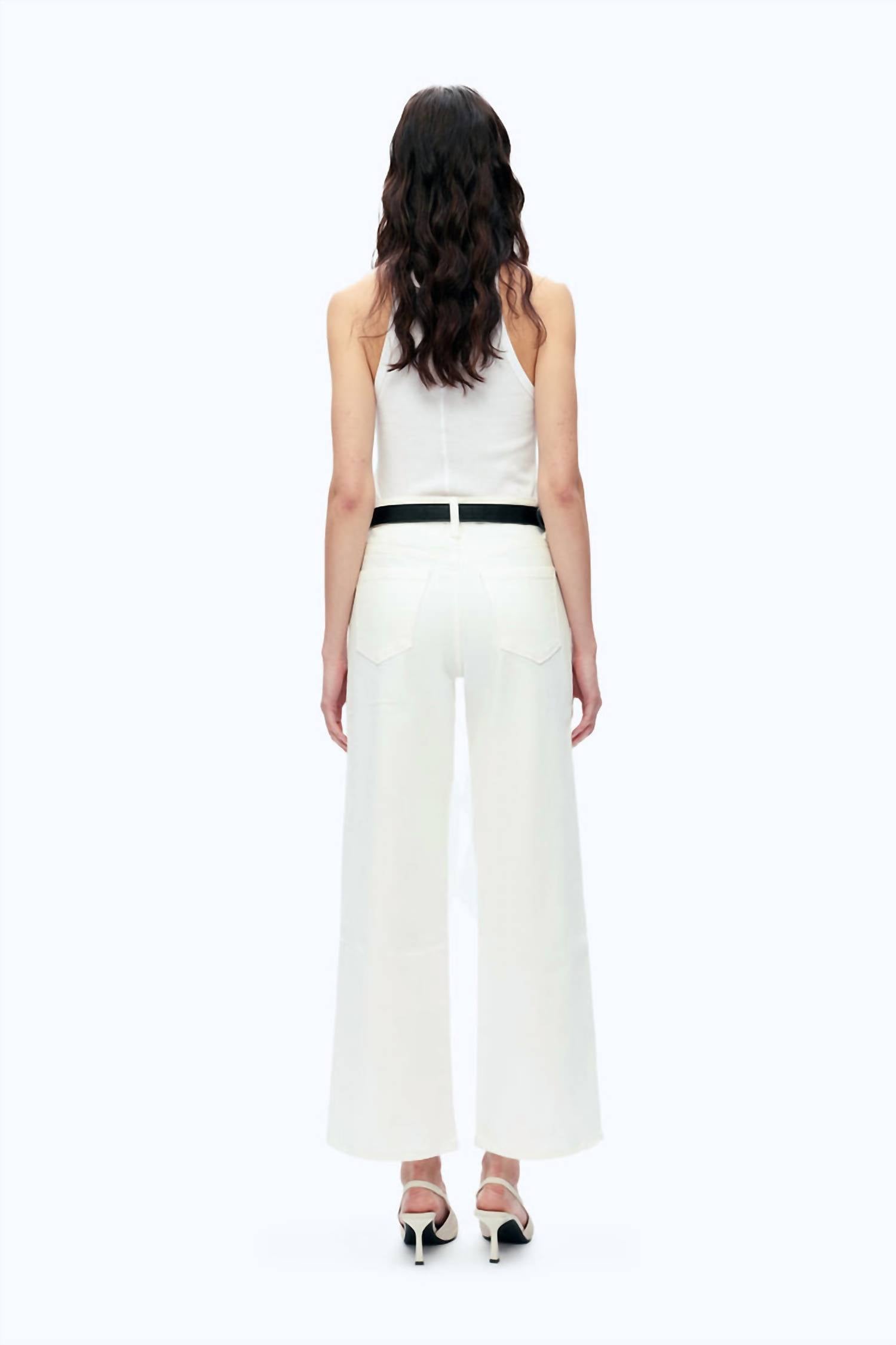 Bayeas - Emma Mid Rise Wide Leg Jean