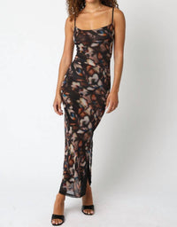 Olivaceous - Lina Mesh Dress