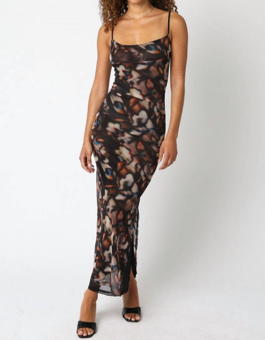 Olivaceous - Lina Mesh Dress