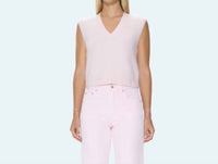 PISTOLA Maxine Sweater Vest in blush - women's tank top