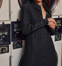 Lara Daisy - The Sunday Stroll Denim Shirt Dress