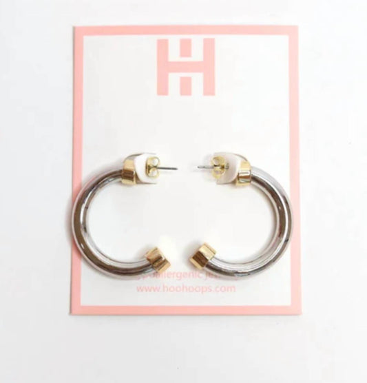 Hoo Hoops - Women's Mini Two Tone Hoops