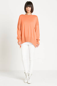 Planet By Lauren G. - Ribbed Boatneck Top