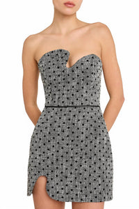 Amanda Uprichard - Puzzle Strapless Dress