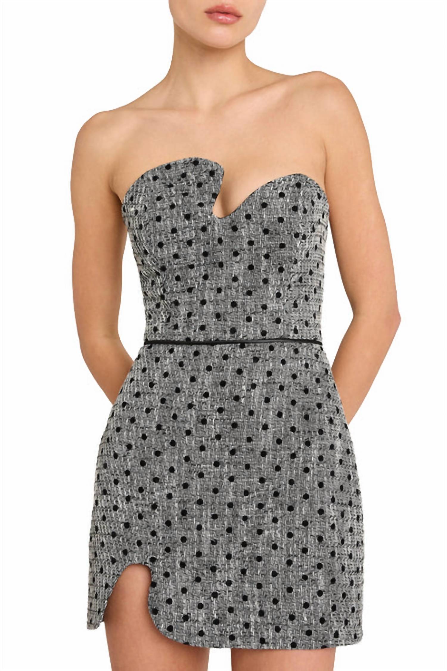 Amanda Uprichard - Puzzle Strapless Dress