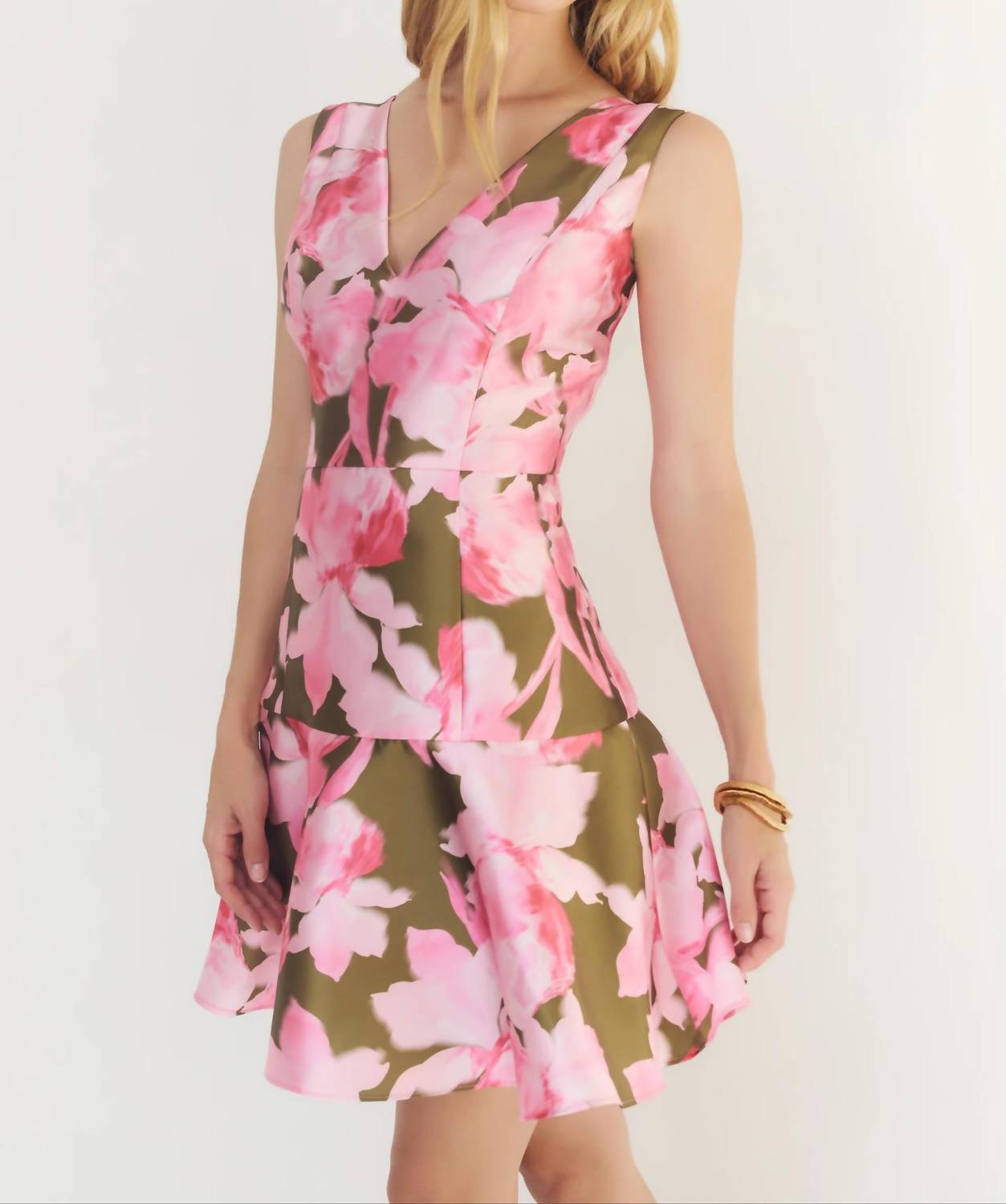 hutch Maribel Dress in pink - women's dress - detail view