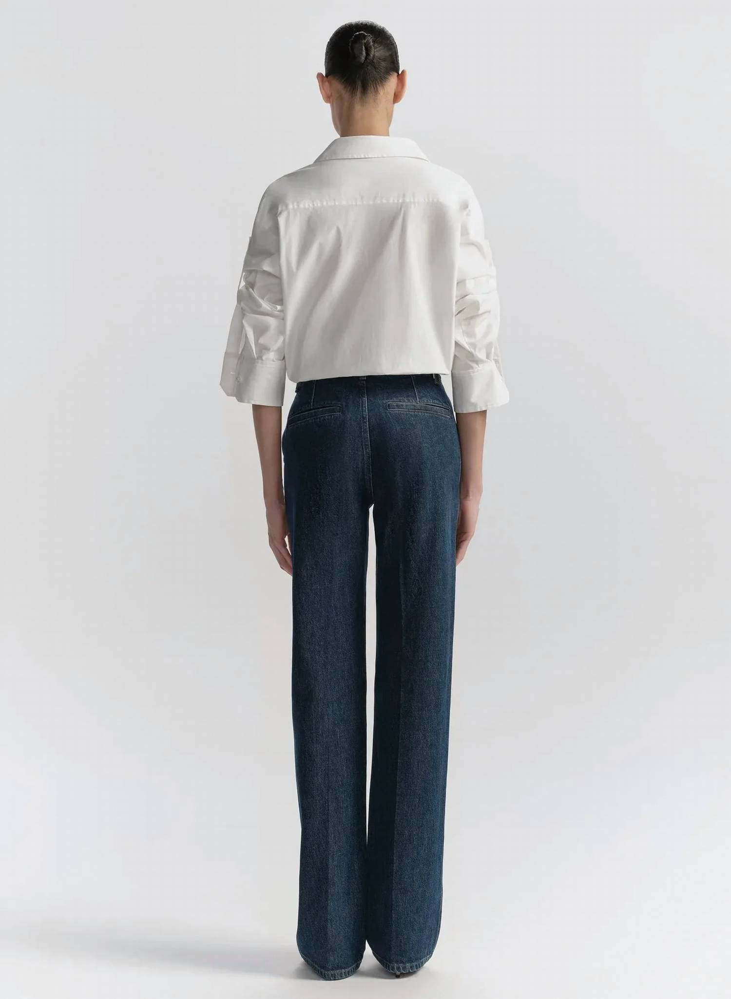A.L.C. - Leo Cropped Cotton Shirt