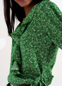 Q2 - Snow In Summer Wrap Blouse