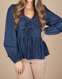 Anniewear - Raelyn Bow Blouse