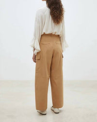 Suncoo - Jim Wide-leg Cotton Poplin Pants