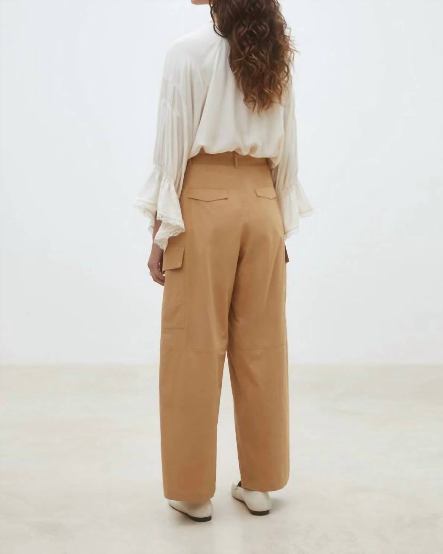 Suncoo - Jim Wide-leg Cotton Poplin Pants