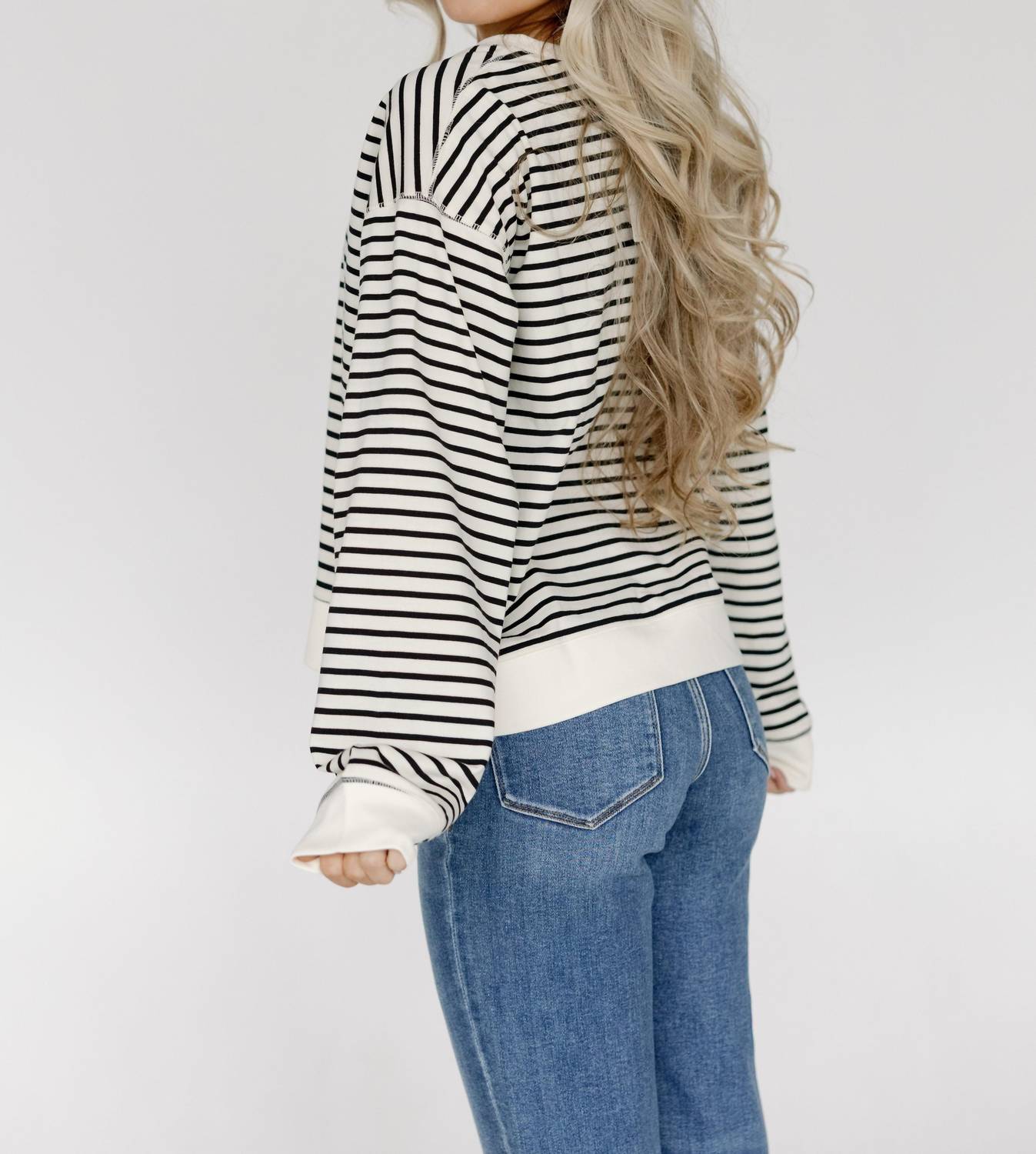 By Together - Wrigley Striped Crewneck Pullover
