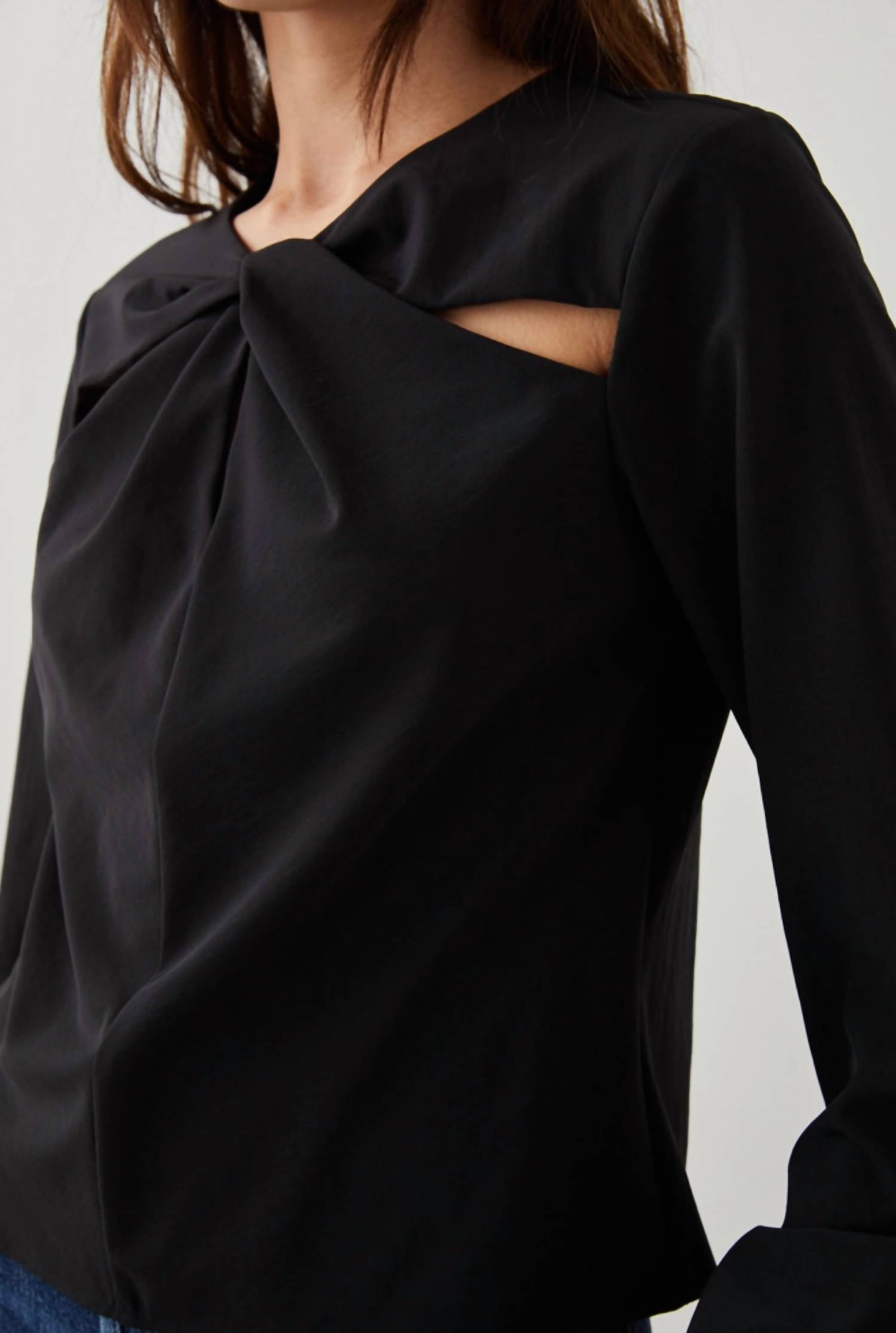 Rails - Eli Long Ruched Sleeves Blouse