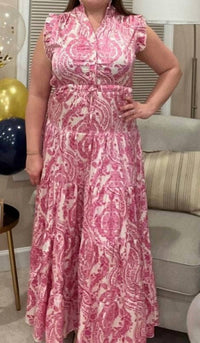 Pinch - Paisley Tiered Maxi Dress
