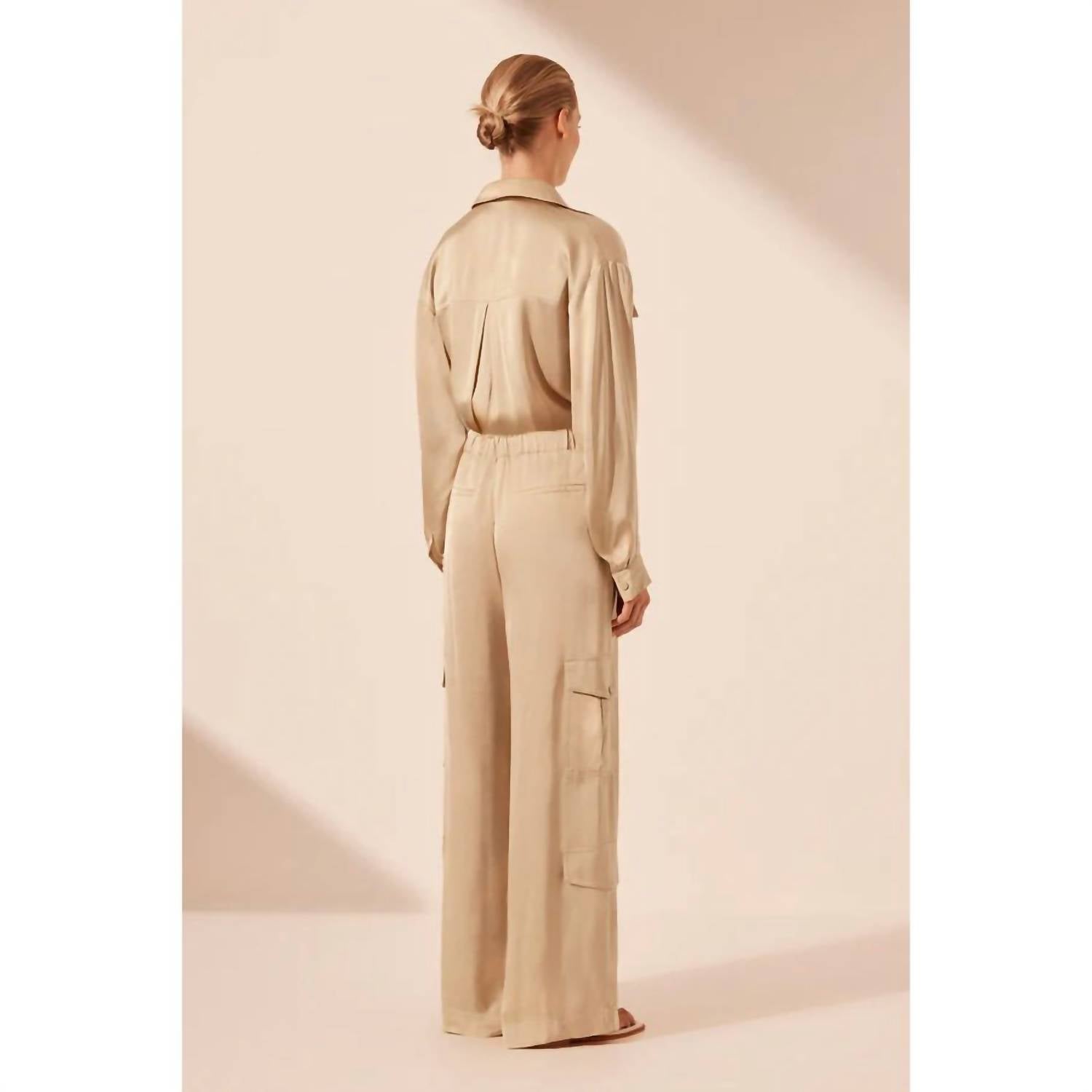 Shona Joy - Shae Drawstring Utility Jumpsuit