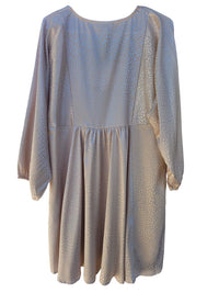 Umgee - Women's Animal Print Satin Long Sleeve Dress