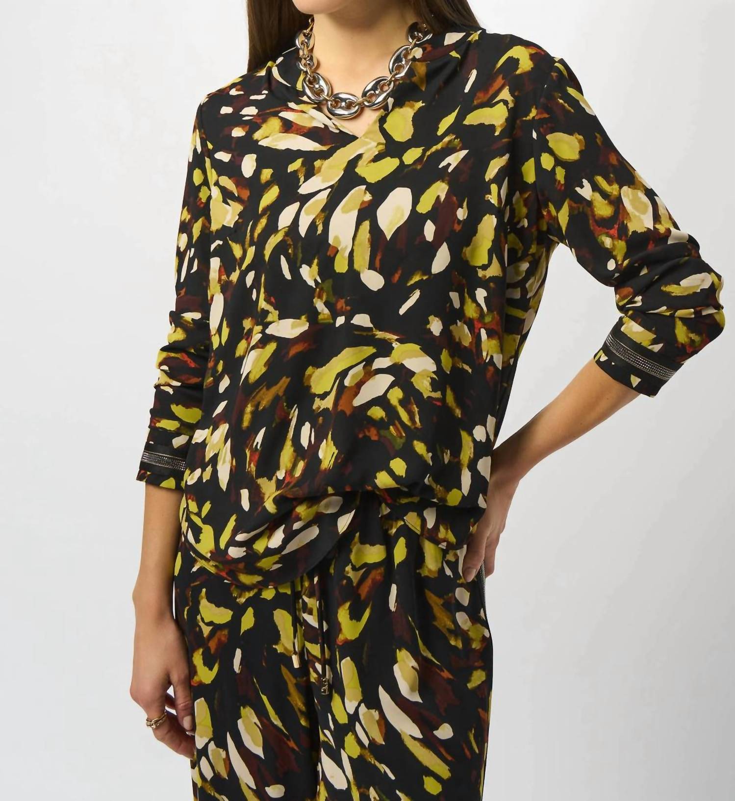 Joseph Ribkoff - Long Sleeves With Cuffs Top