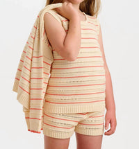 The Bonnie Mob - Girl's Costa Stripe Shorts