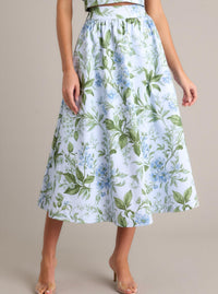 Prosperina - Thena Belted Midi Skirt