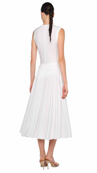 Norma Kamali - Flared Midi Skirt