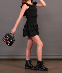 MISS BEHAVE GIRLS Sophia Dress in black - kids' dress - detail view