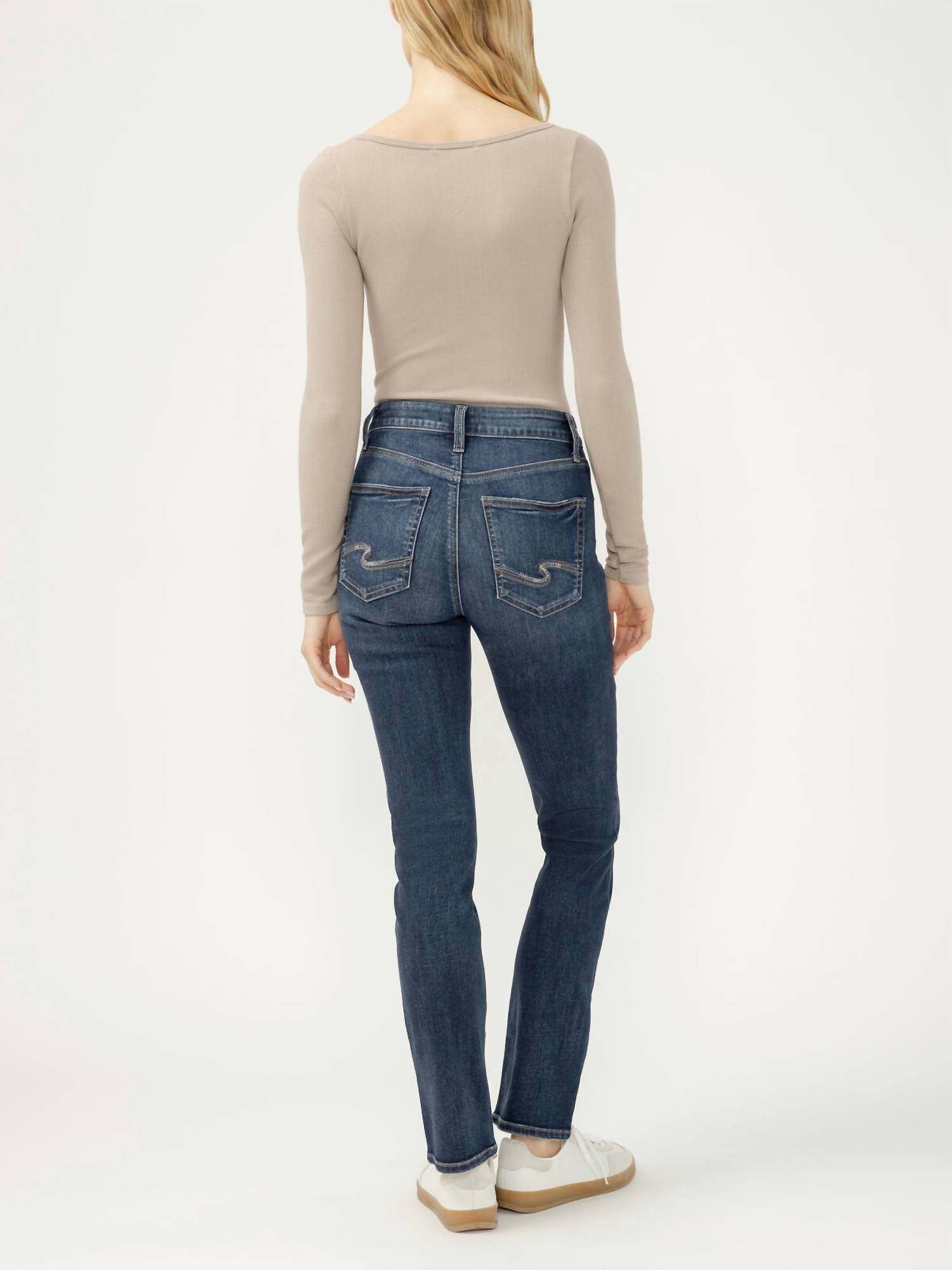 Silver Jeans Co - Avery High Rise Straight Leg Jeans