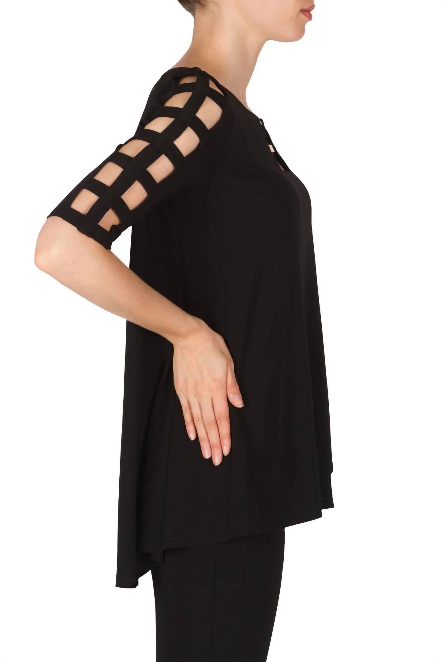 Cut Out Sleeve Top