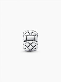 Pandora Women's Studded Clip Charm in silver - women's item - alternate view