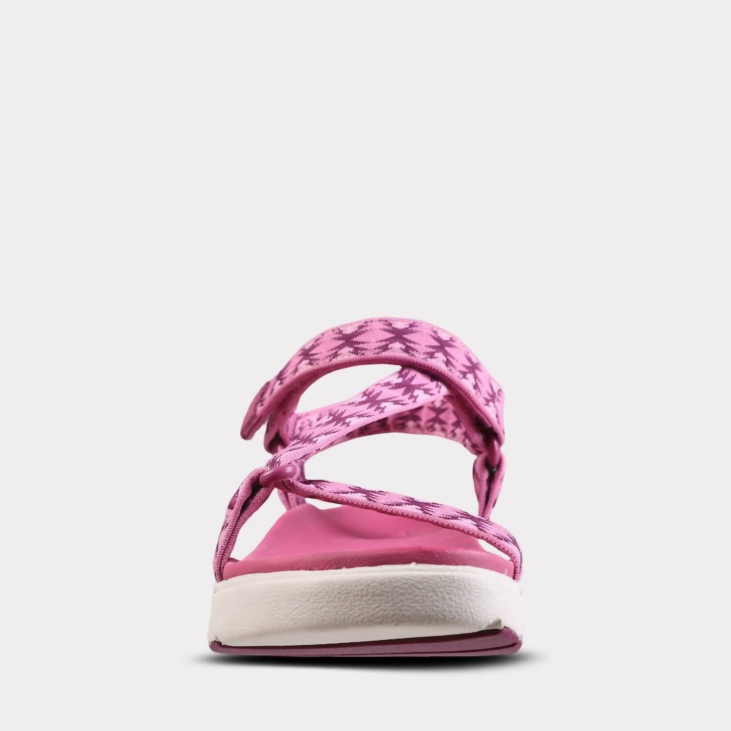 Mykos Women's Solstice Hook & Loop Sandal in fuchsia - women's sandal - view 4