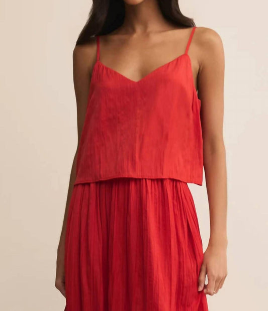 Z Supply - Women's Fiore Crinkle Satin Tank Top