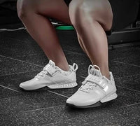 Manuklear - Men's Lace Up Anti-slip Deadlift Weightlifting Shoes