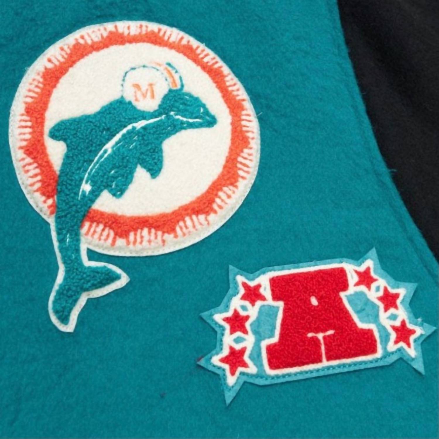 Mitchell & Ness - Nfl Miami Dolphin Team Legacy Varsity Jacket