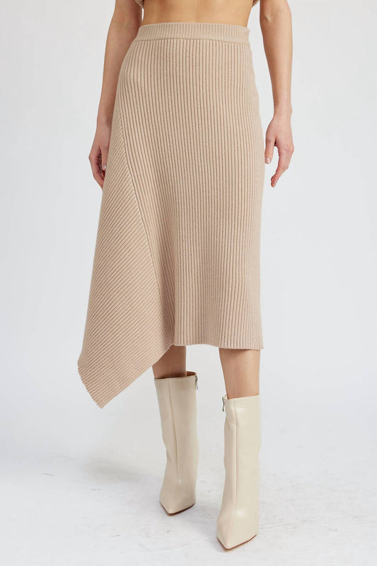 En Saison - Elaine Ribbed Maxi Skirt