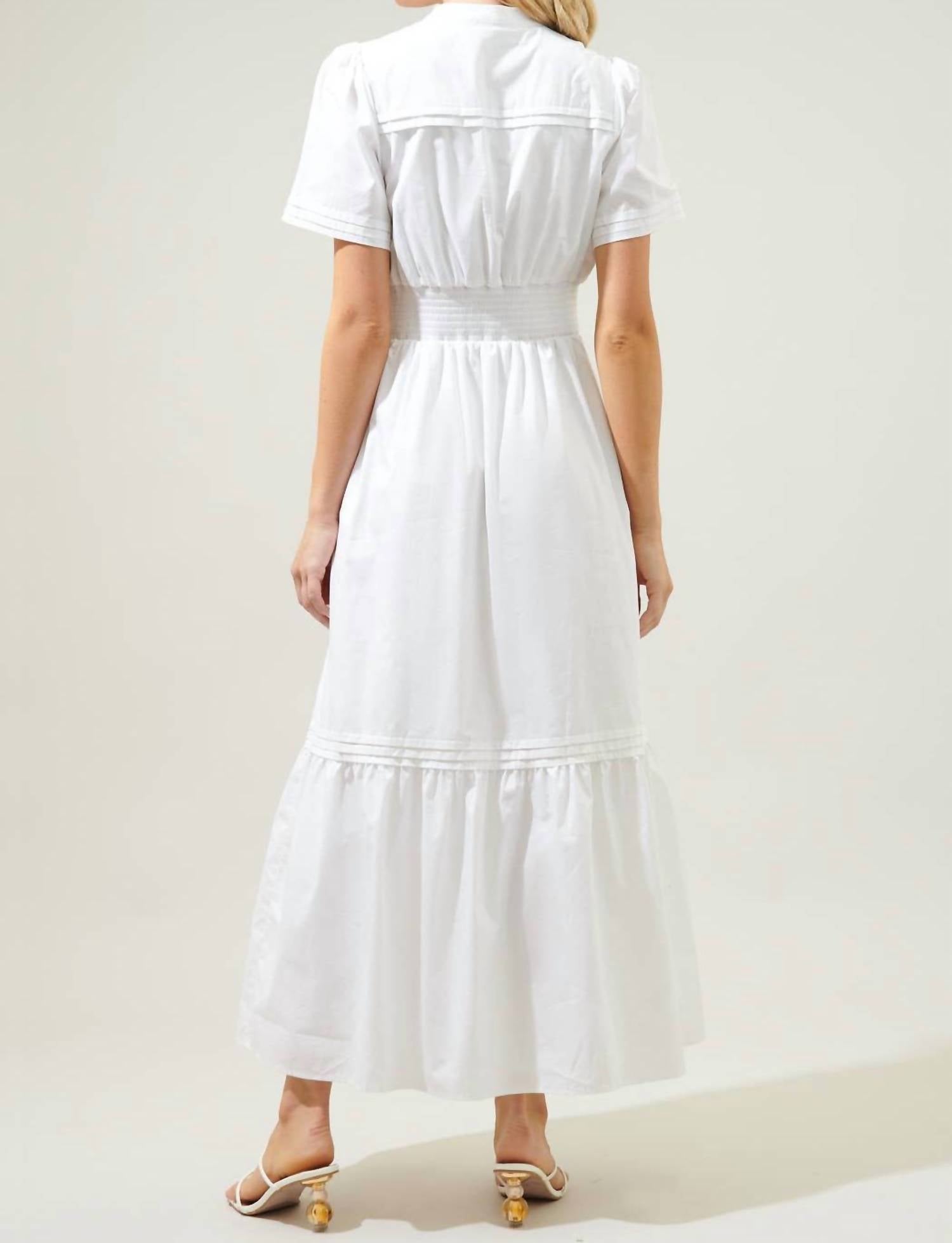 Sugarlips - Tamia Poplin Maxi Dress
