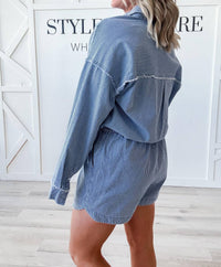White Birch - Rita Striped Romper