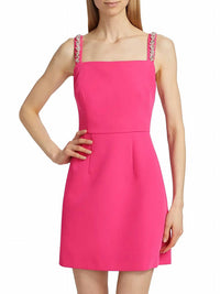Milly - Adella Cady Embellished Mini Dress