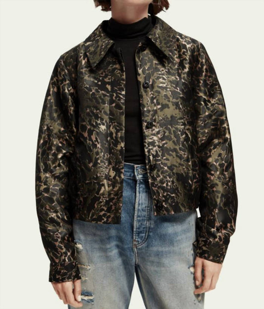 Animal Jacquard Jacket