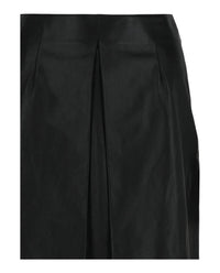 Salvatore Ferragamo - Women's Pleated-front Leather Midi Skirt