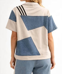 Joh - DEBORAH TOP AND DEMI PANT WITH DENIM CONTRAST SET