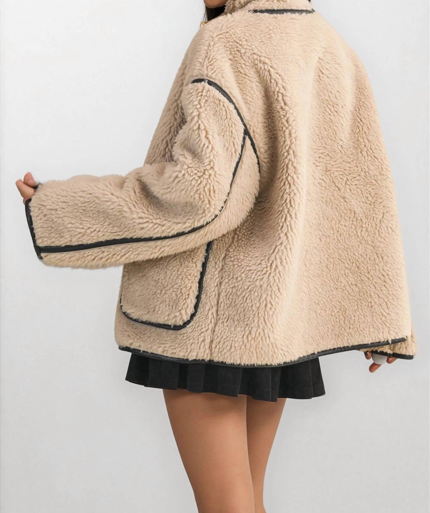 Klesis - Reversible Sherpa Suede Contrast Jacket