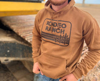 Rodeo Ranch Men's Retro Cactus Hoodie in golden pecan - women's top