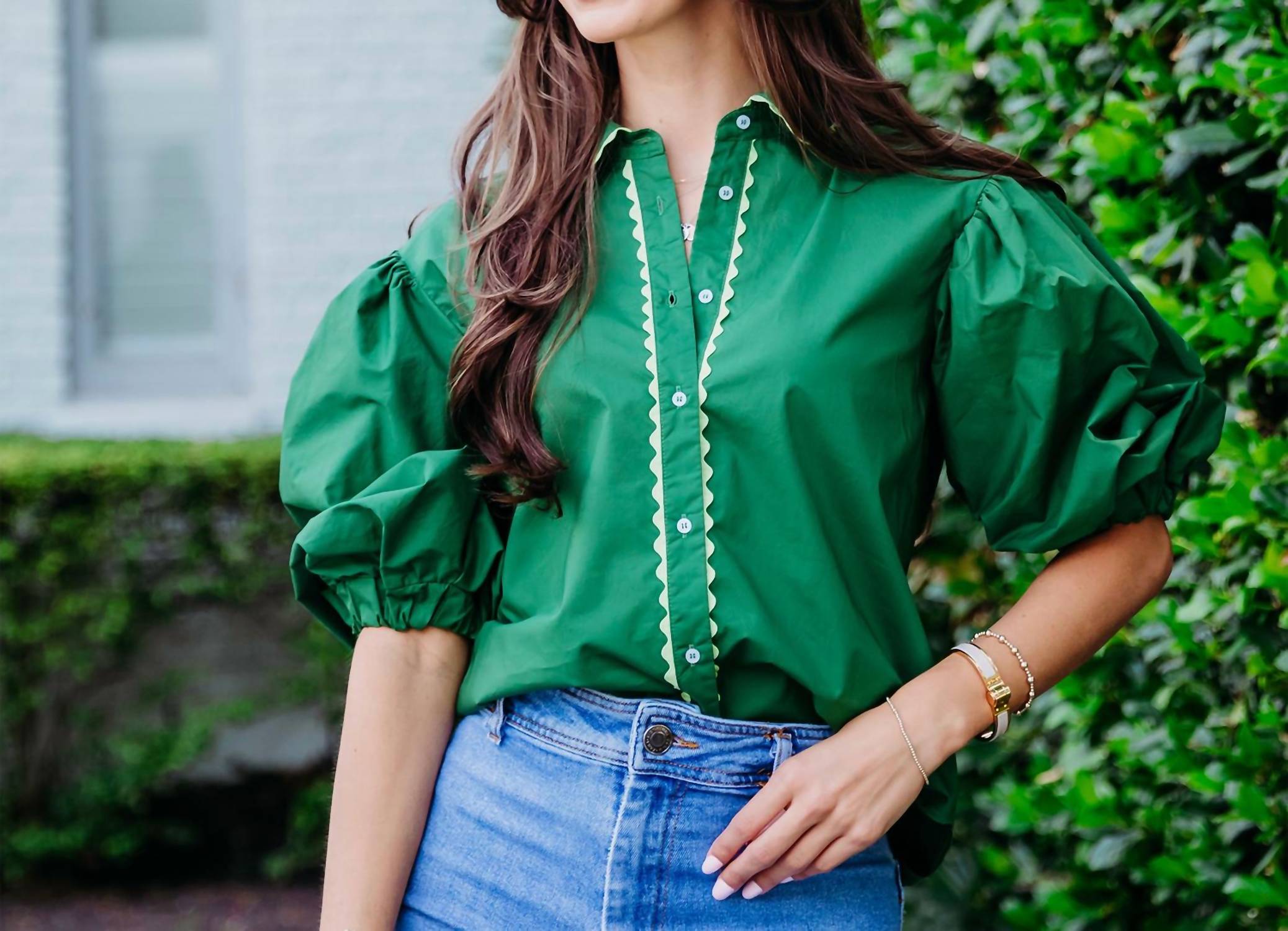 Karlie - Women's Poplin Top