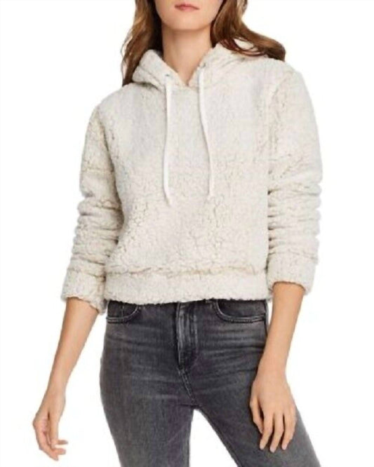 Aqua - Womens Sherpa Hoodie Sweatshirt