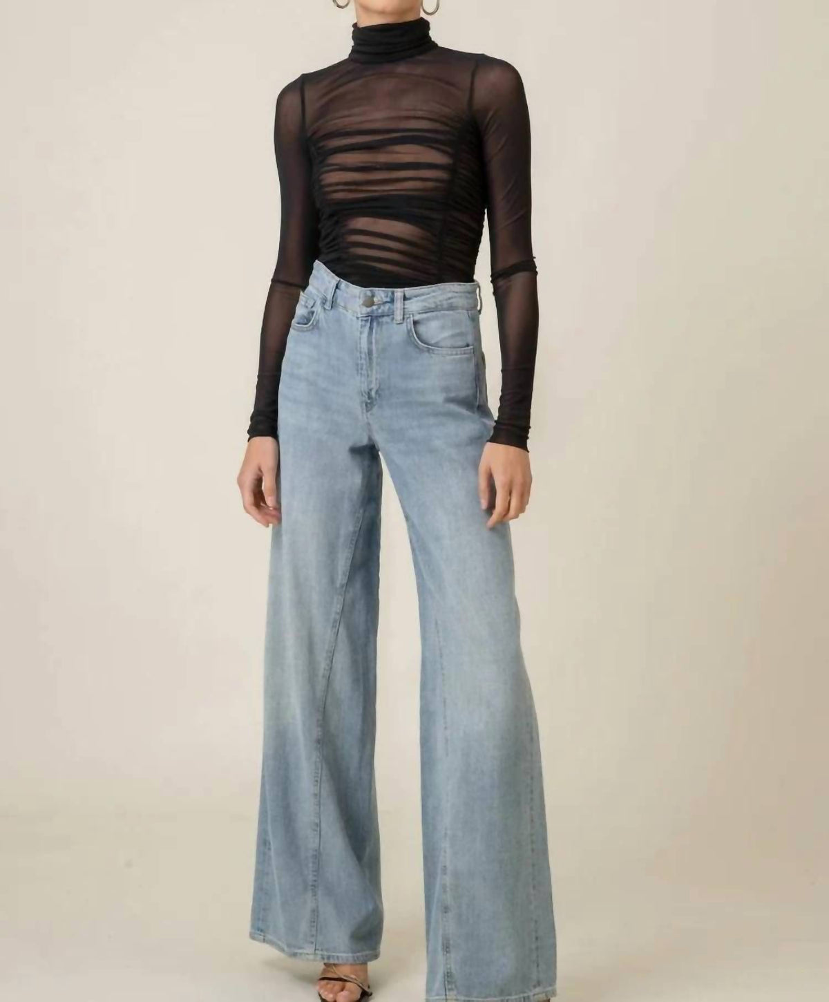 Line And Dot - Quincy Turtleneck Top