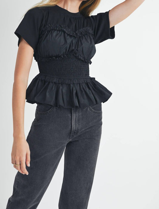 Mable - Annie Peplum Top